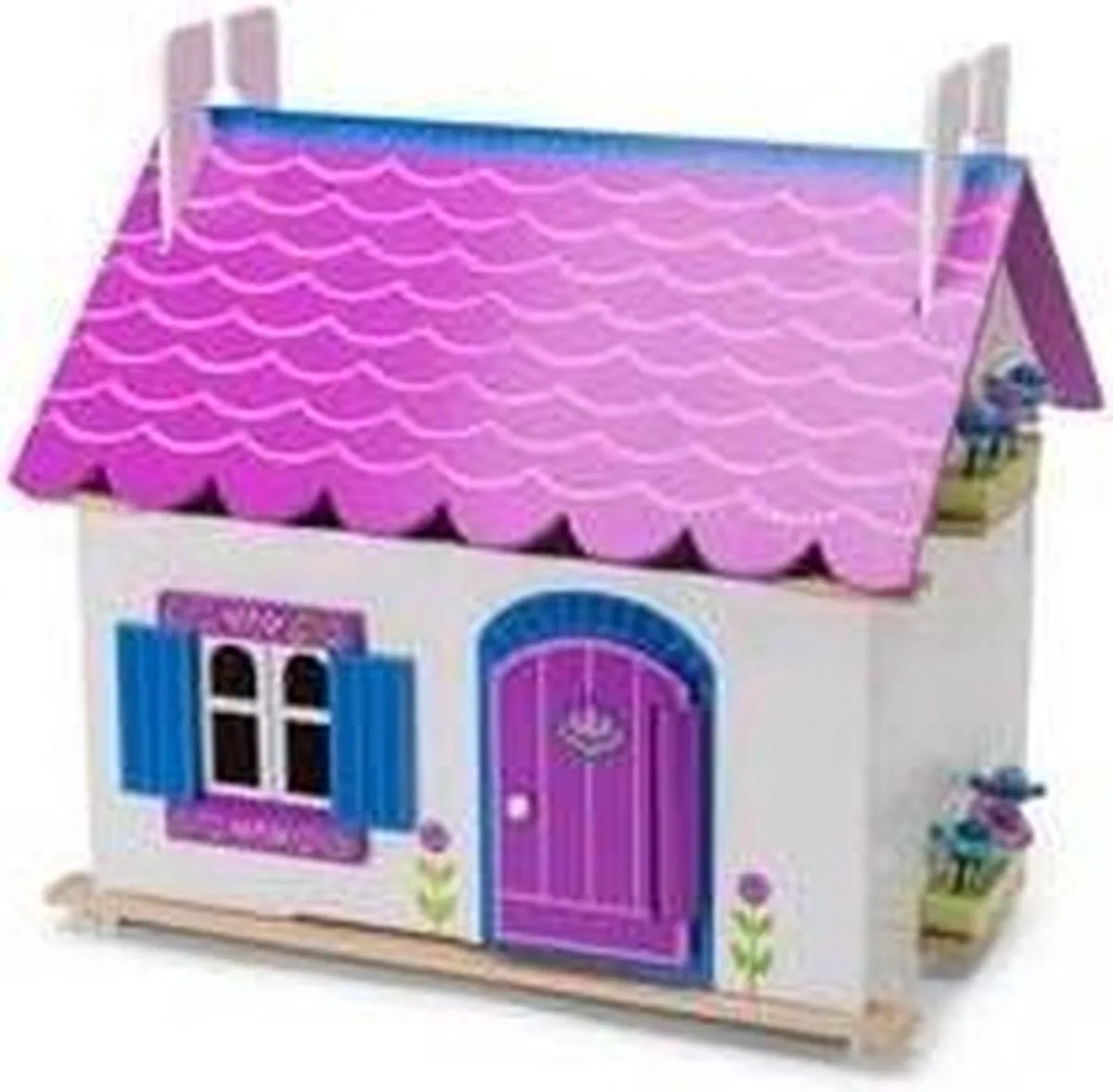 Poppenhuis Anna's Little Cottage - Hout van Le Toy Van in Geel – productfoto