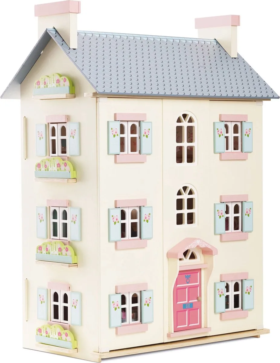 Poppenhuis Cherry Tree Hall 4 verdiepingen - Hout von Le Toy Van in Mehrfarbig – Produktfoto