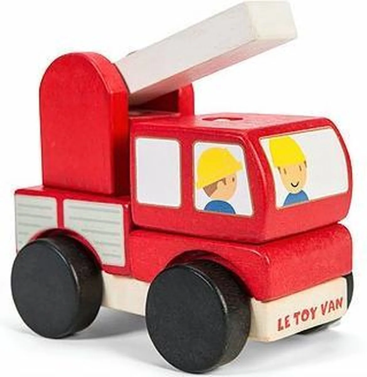 Stapelset Voertuigen - Hout de Le Toy Van en Rouge – photo du produit
