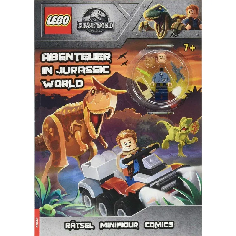 Jurassic World™ Rätselbuch mit Minifigur Owen mit Dino-Ei by LEGO – product photo