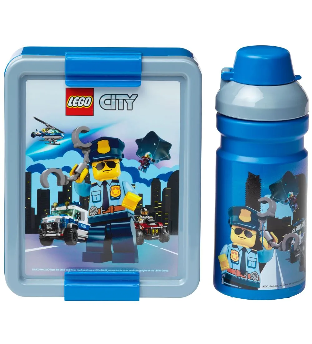 Madkasse/Drikkedunk - City - Blå by LEGO – product photo