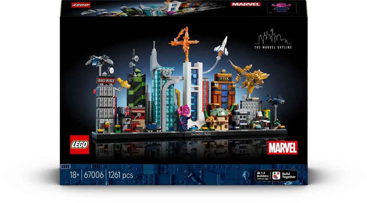 Marvel De Marvel Skyline Decoratie en Bouwpakket voor Volwassenen de LEGO – photo du produit