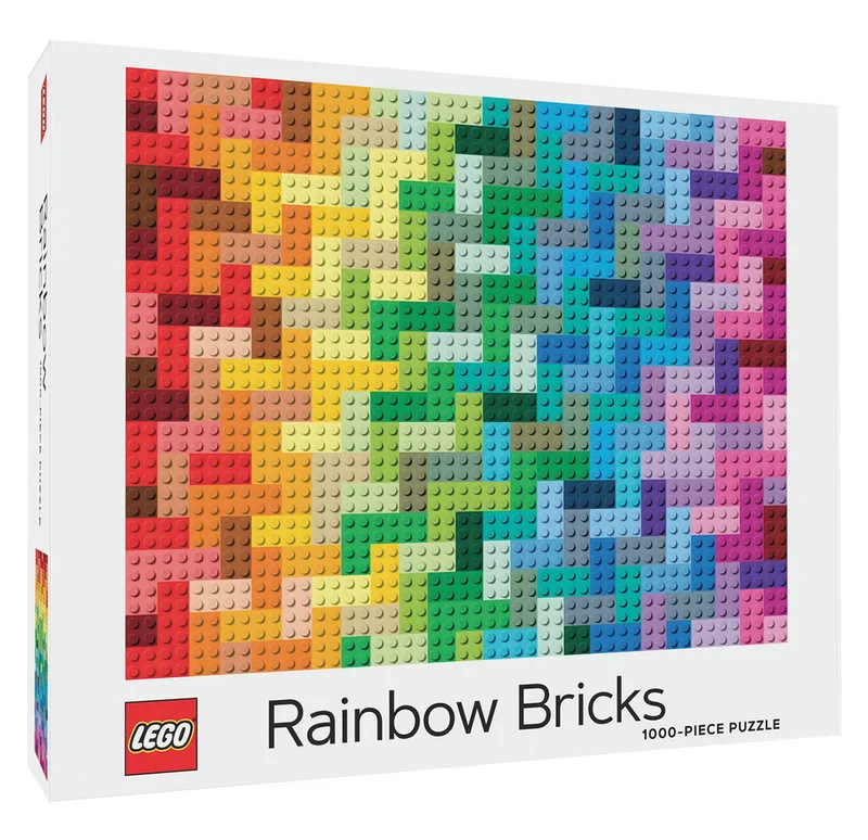 Puzzle - Regenbogensteine (1.000 Teile) von LEGO – Produktfoto