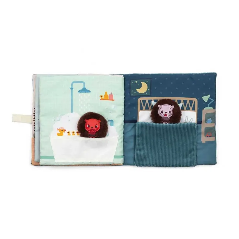 Livre En Tissu Lion Of Emotions de Lilliputiens en Multicolore – photo du produit 6 sur 6