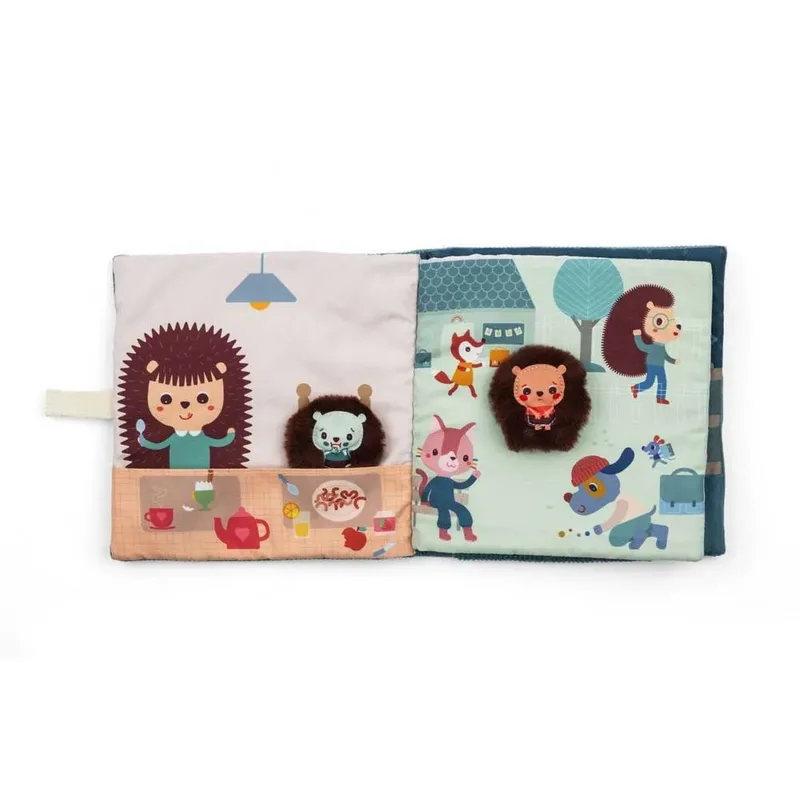 Livre En Tissu Lion Of Emotions de Lilliputiens en Multicolore – photo du produit 5 sur 6