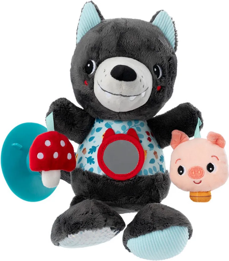 Activiteitenknuffel - de wolf de Lilliputiens en Louis – photo du produit