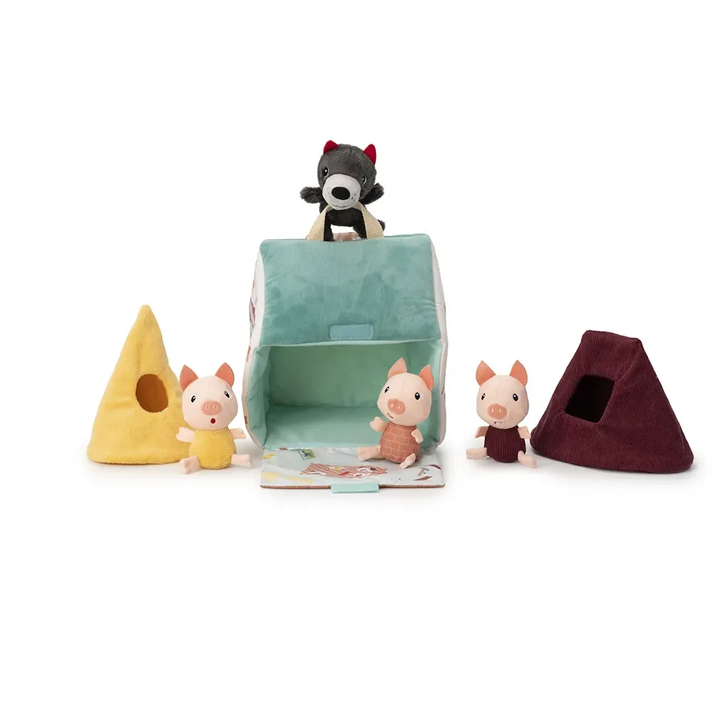 Les Maisons Du Loup Et Des 3 Petits Cochons de Lilliputiens – photo du produit