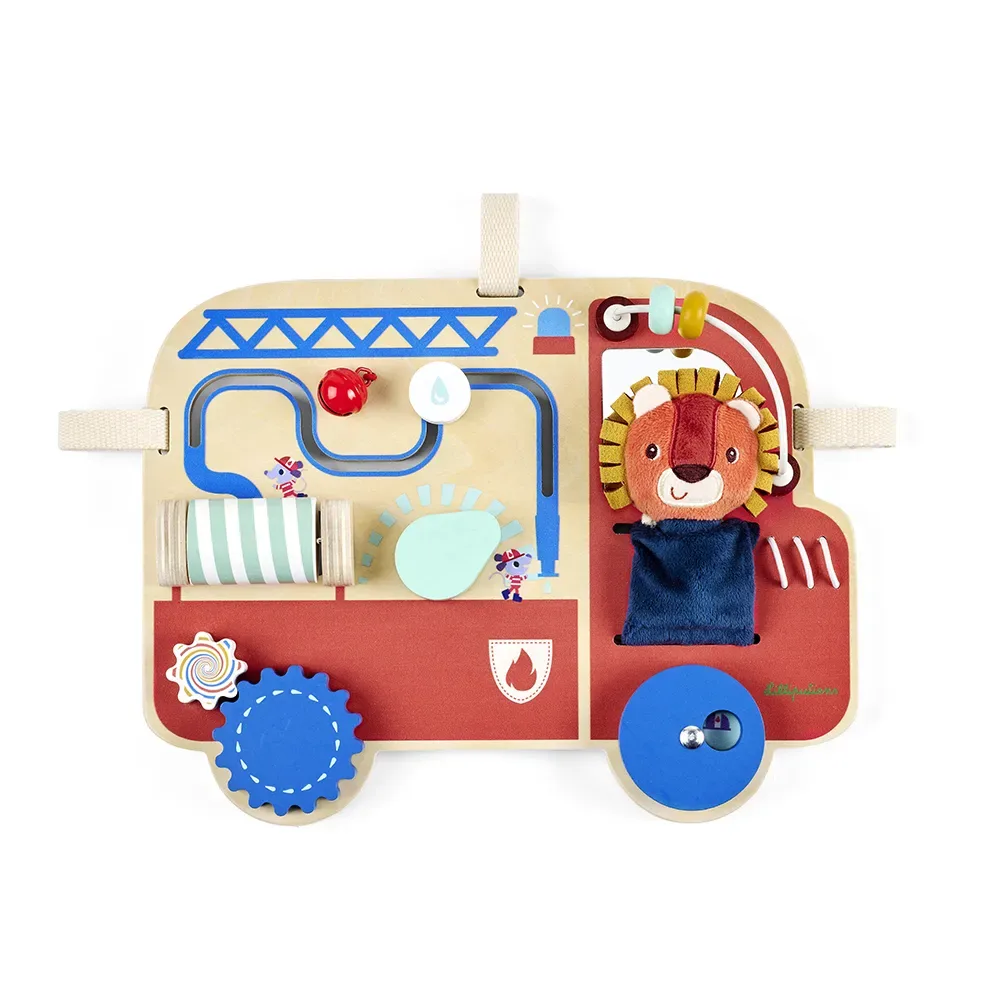 Fire Truck Panel Educatief Speelgoed van Lilliputiens – productfoto