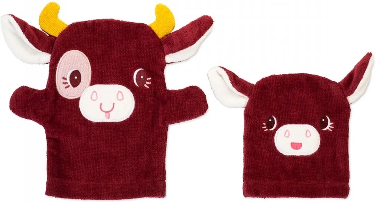Handpopwashandjes - Rosalie - 2 stuks by Lilliputiens in Multicolour – product photo