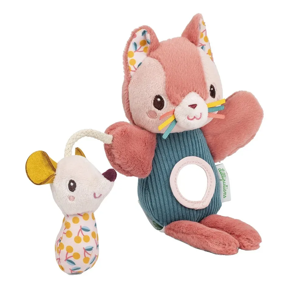 Jeanne Aktivitäts-handpuppe Teddy von Lilliputiens – Produktfoto