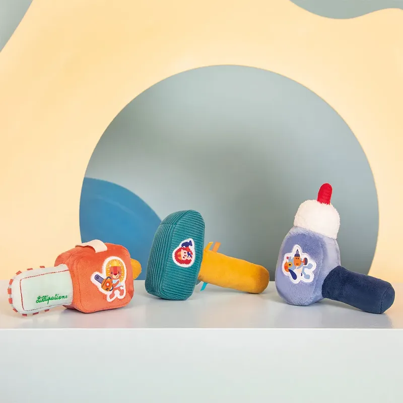 Kettingzaag rammelaar - Jack de leeuw fra Lilliputiens i Kettingzaag Jack De Leeuw – produktbillede 5 af 6