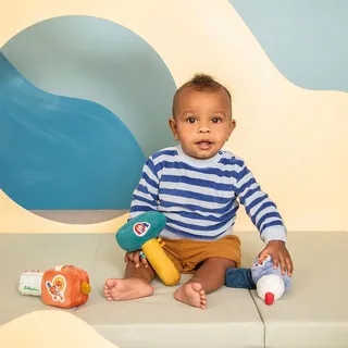 Kettingzaag rammelaar - Jack de leeuw fra Lilliputiens i Kettingzaag Jack De Leeuw – produktbillede 6 af 6