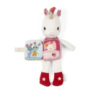 Knuffelboekje - Lena de eenhoorn de Lilliputiens en Lena De Eenhoorn – photo du produit 5 sur 6
