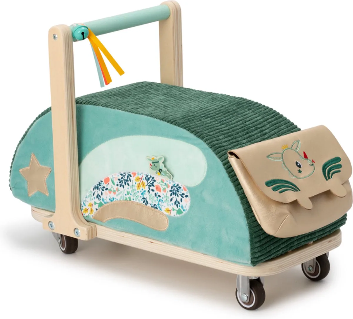 Loopwagen met zitvlak - Joe de draak van Lilliputiens in Joe Het Draakje – productfoto
