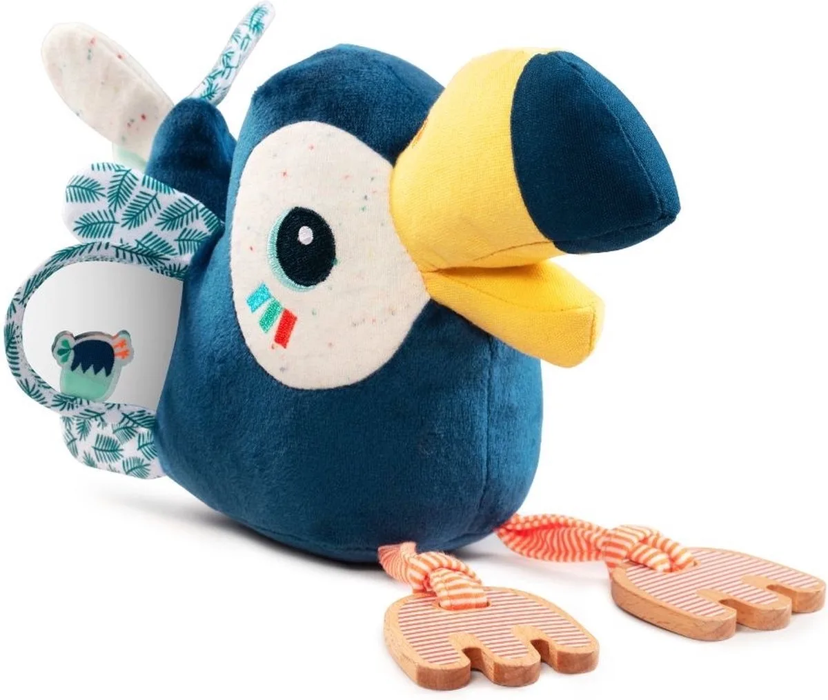 Multi-activiteiten knuffel - Pablo de toekan fra Lilliputiens i Flerfarvet – produktbillede