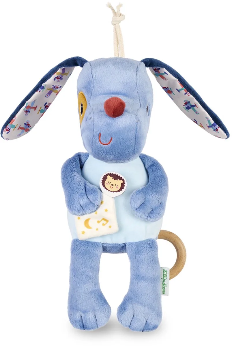 Muziekknuffel - Glow-in-the-dark - de hond van Lilliputiens in Jules – productfoto