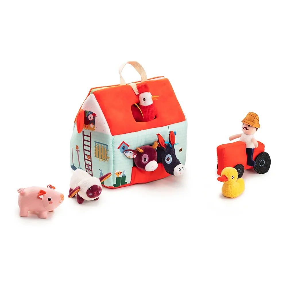 My First Farm Teddybär von Lilliputiens – Produktfoto