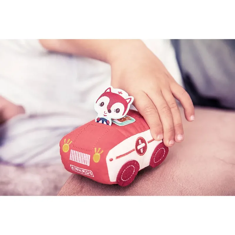 Pullback ambulance - de vos de Lilliputiens en Alice – photo du produit 5 sur 5