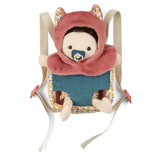 Stoffen pop met draagzak by Lilliputiens in Jeanne – product photo 3 of 6