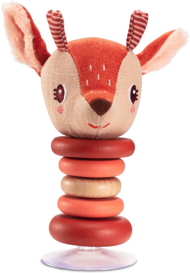 Swingende rammelaar met zuignap - het hert by Lilliputiens in Stella – product photo