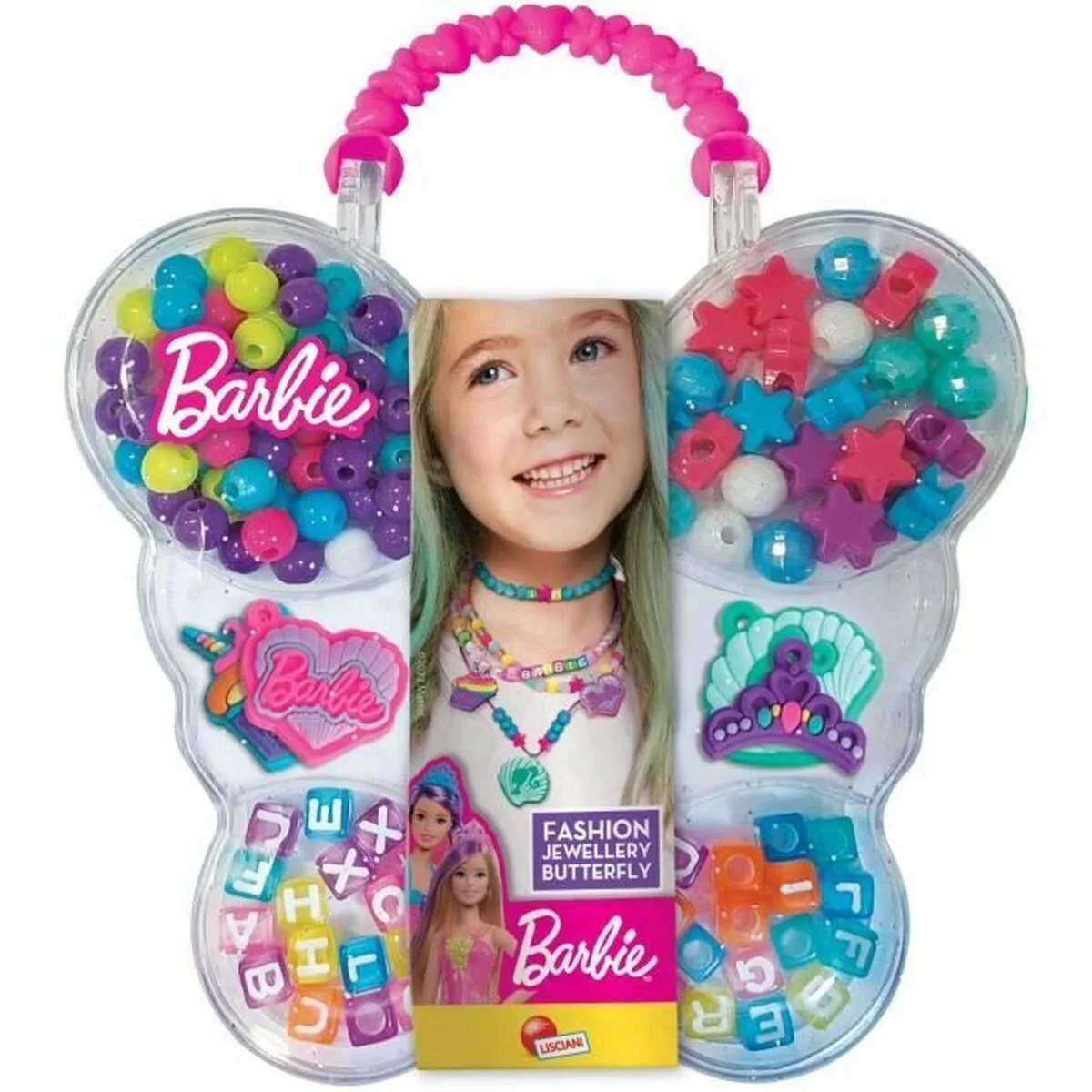 Barbie - mode sieraden butterfly van Lisciani in Meerkleurig – productfoto
