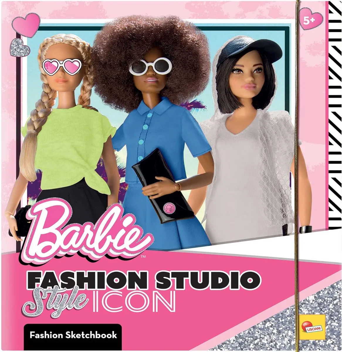 Barbie - schetsboek - Style icon - fashion studio by Lisciani in Silver – product photo