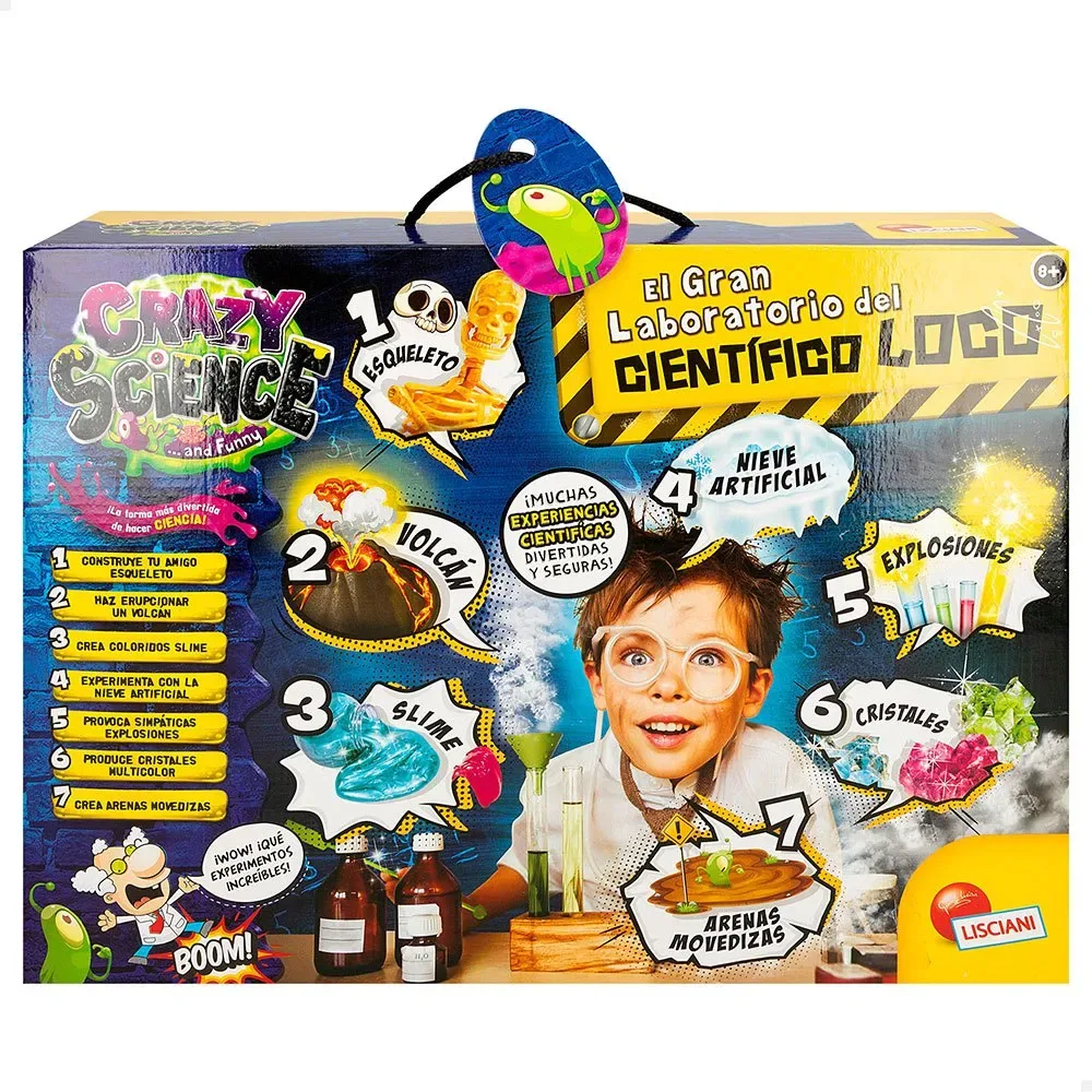 Science Folle Laboratoire D´expériences Scientifiques de Lisciani – photo du produit