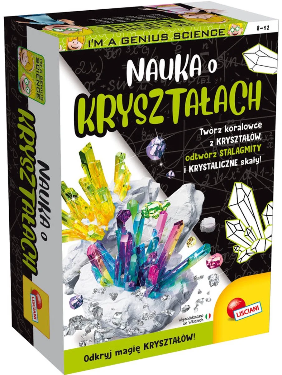 Ik ben een genie Crystal Wetenschapskit - Leerzaam Speelgoed by Lisciani in Blue – product photo