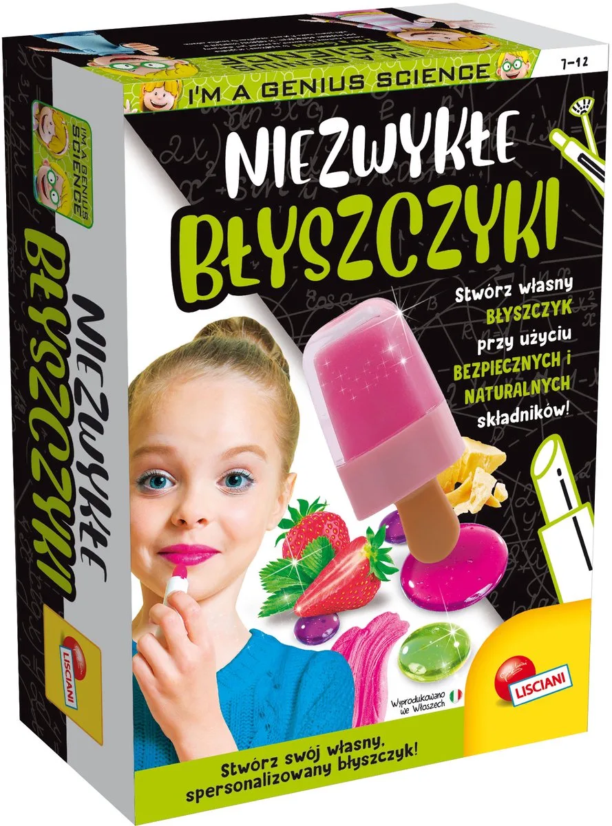 I’m Genius – Lipgloss Maker Set – Geurend – Natuurlijke Ingrediënten – 7+ de Lisciani en Kleurrijk – photo du produit