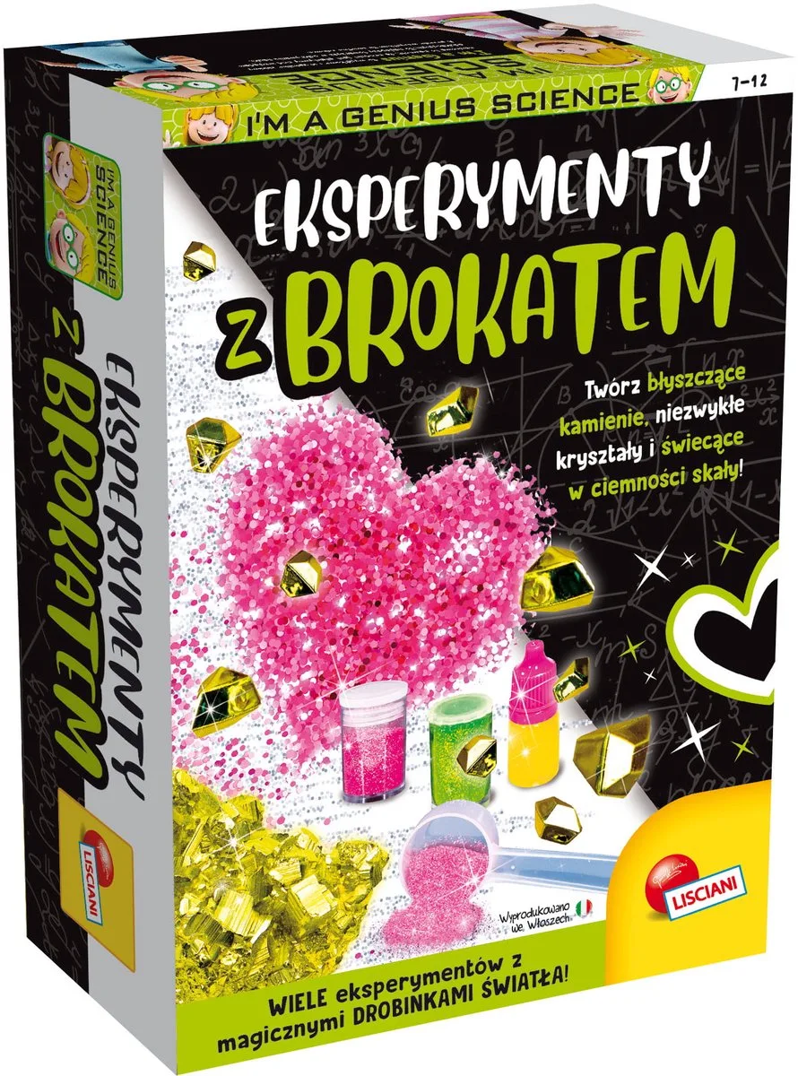 in een geniale Wetenschap Glitter-experimentset fra Lisciani i Flerfarvet – produktbillede