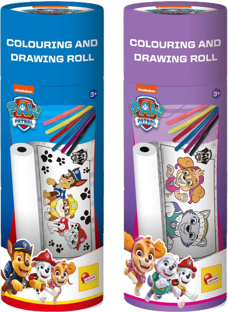 Paw Patrol - teken roll de Lisciani en Noir – photo du produit