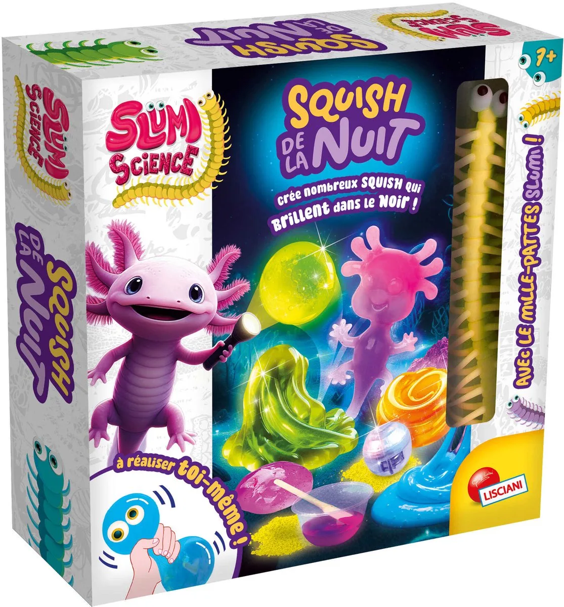 Slumi - créature phosphorescente - Fr de Lisciani en Squish de la nuit FR – photo du produit