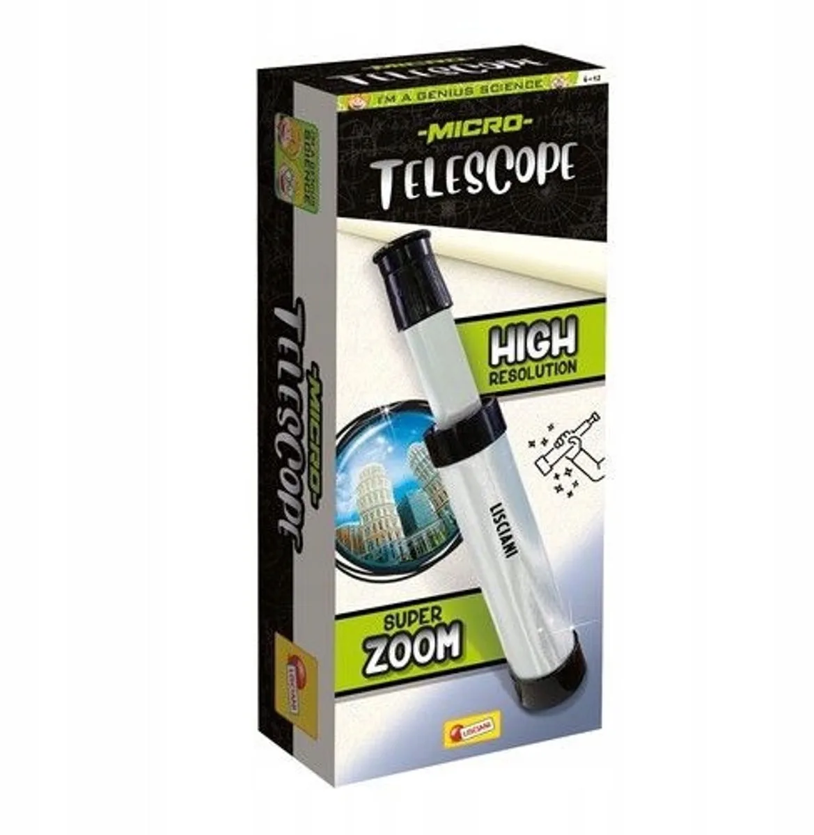 Telescoop I'm a Genius - Leer het Zonnestelsel Kennen von Lisciani in Weiß – Produktfoto