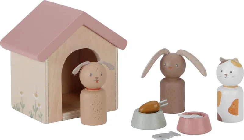 Aanvulset Poppenhuis - FSC van Little Dutch in Huisdieren – productfoto