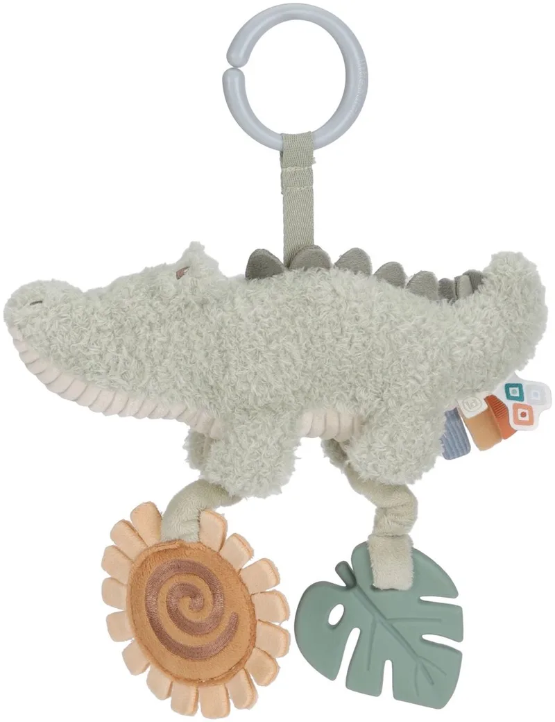 Activiteitenhanger Krokodil - Safari Friends van Little Dutch in Groen – productfoto