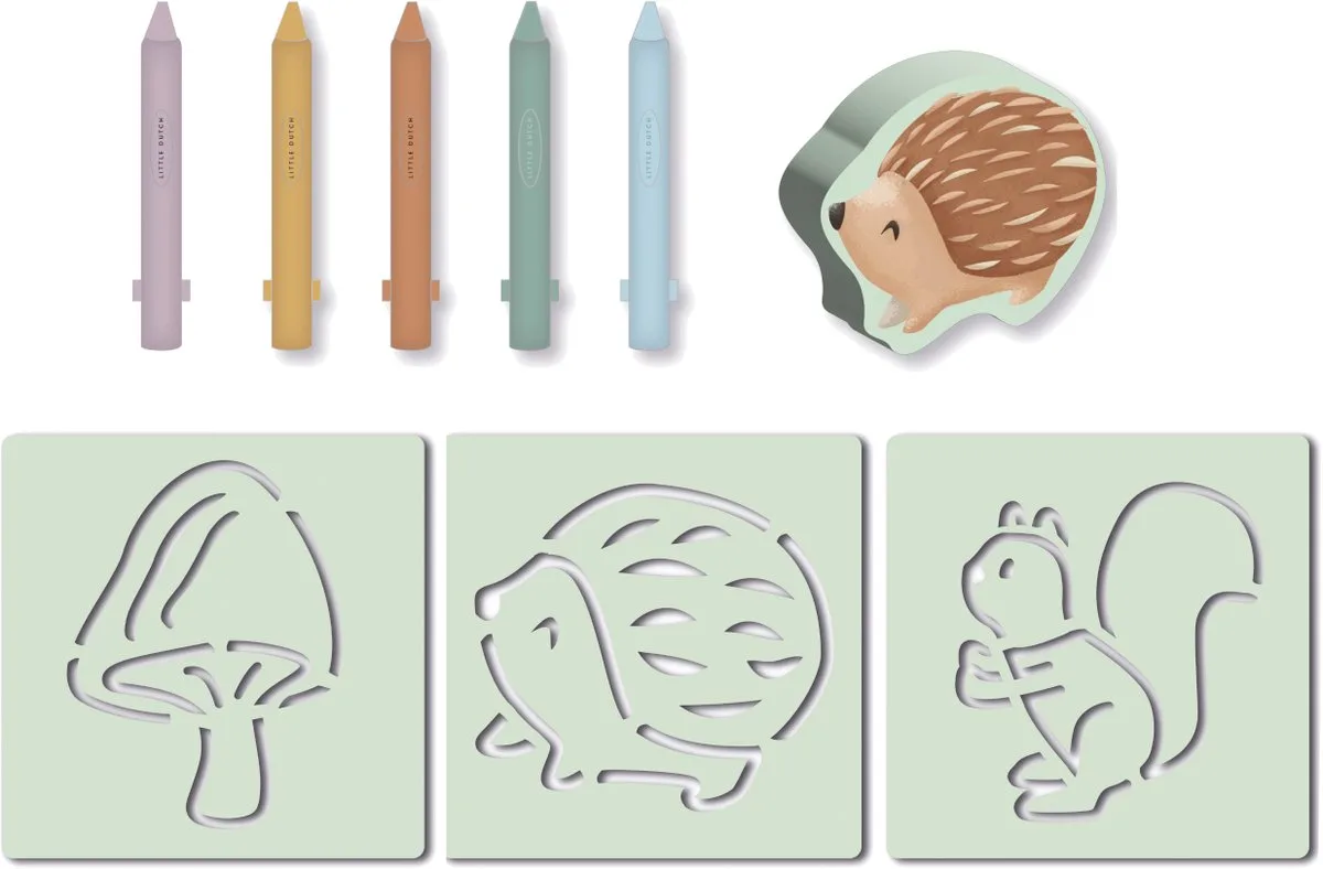 Badkrijtjes - Forest Friends van Little Dutch in Meerkleurig – productfoto