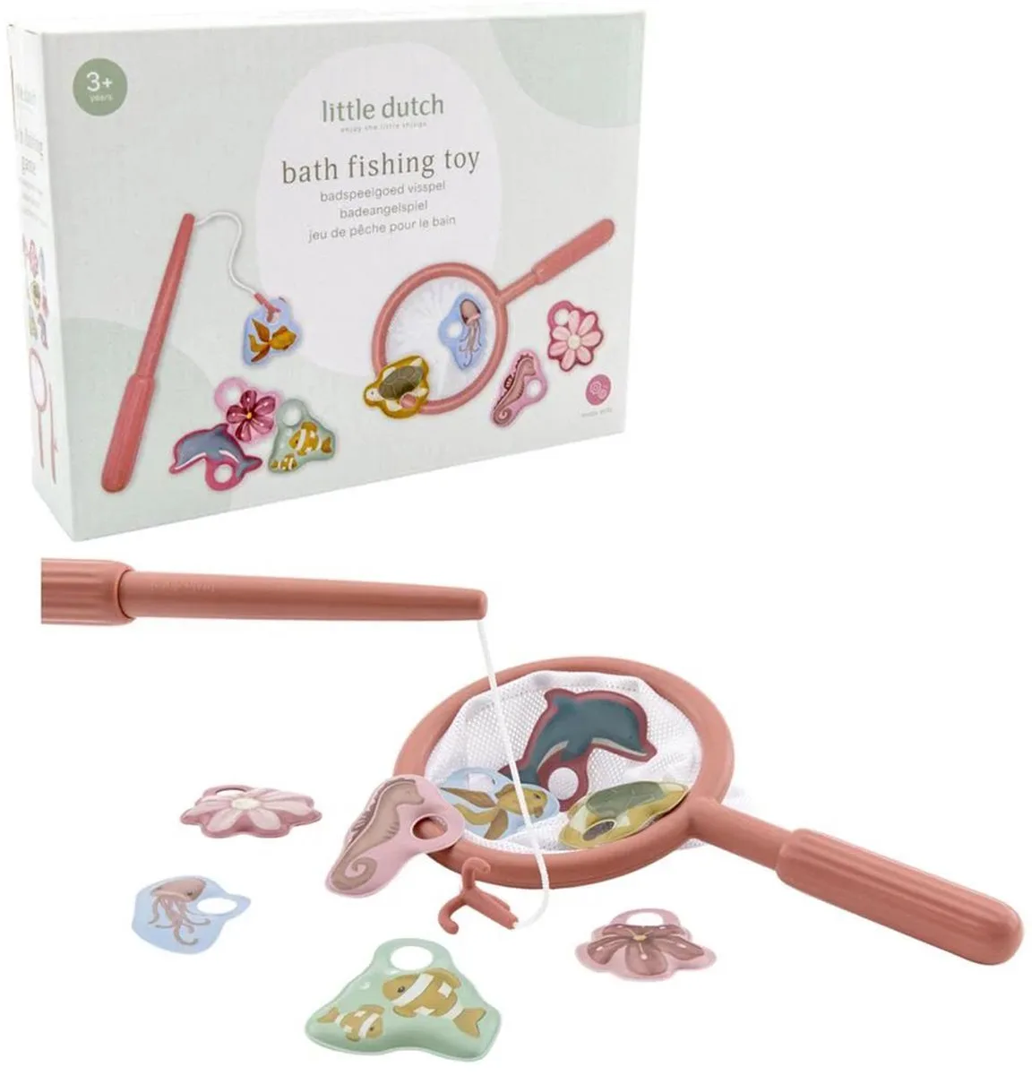 Badspeelgoed Visspel - Pink de Little Dutch en Multicolore – photo du produit