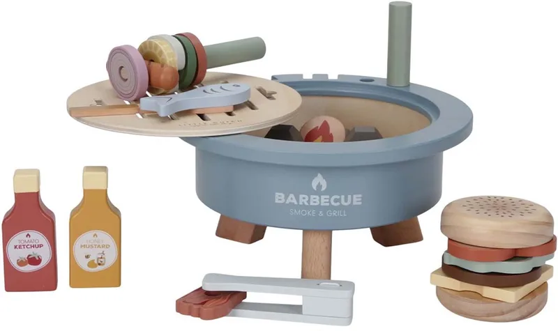 Barbecue speelgoedset FSC von Little Dutch in Mehrfarbig – Produktfoto