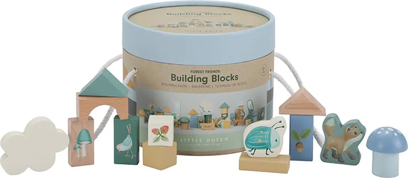 Bouwblokken - Forest Friends FSC by Little Dutch in Blue – product photo