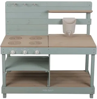 Buitenkeuken – Houten Speelkeuken de Little Dutch en Vert – photo du produit 1 sur 3