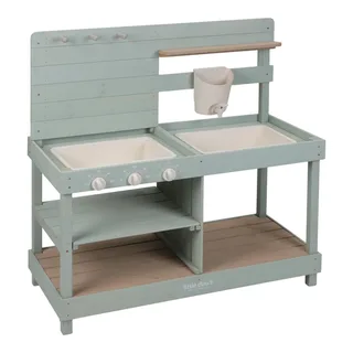Buitenkeuken – Houten Speelkeuken de Little Dutch en Vert – photo du produit 3 sur 3