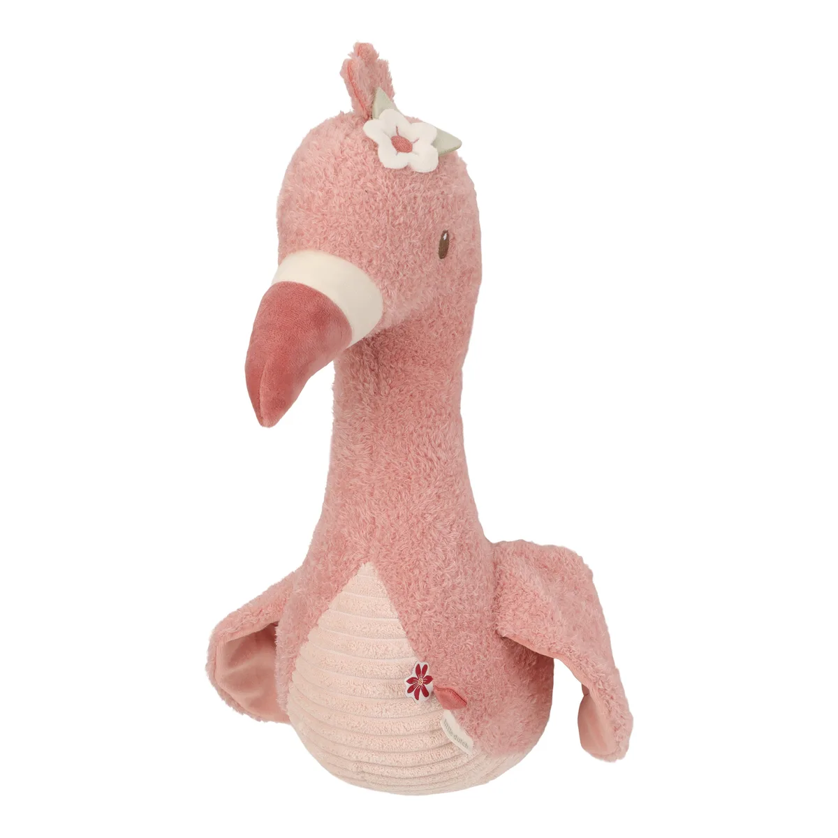 Dierenkop Little Dutch Flamingo Safari Friends Roze van Little Dutch – productfoto