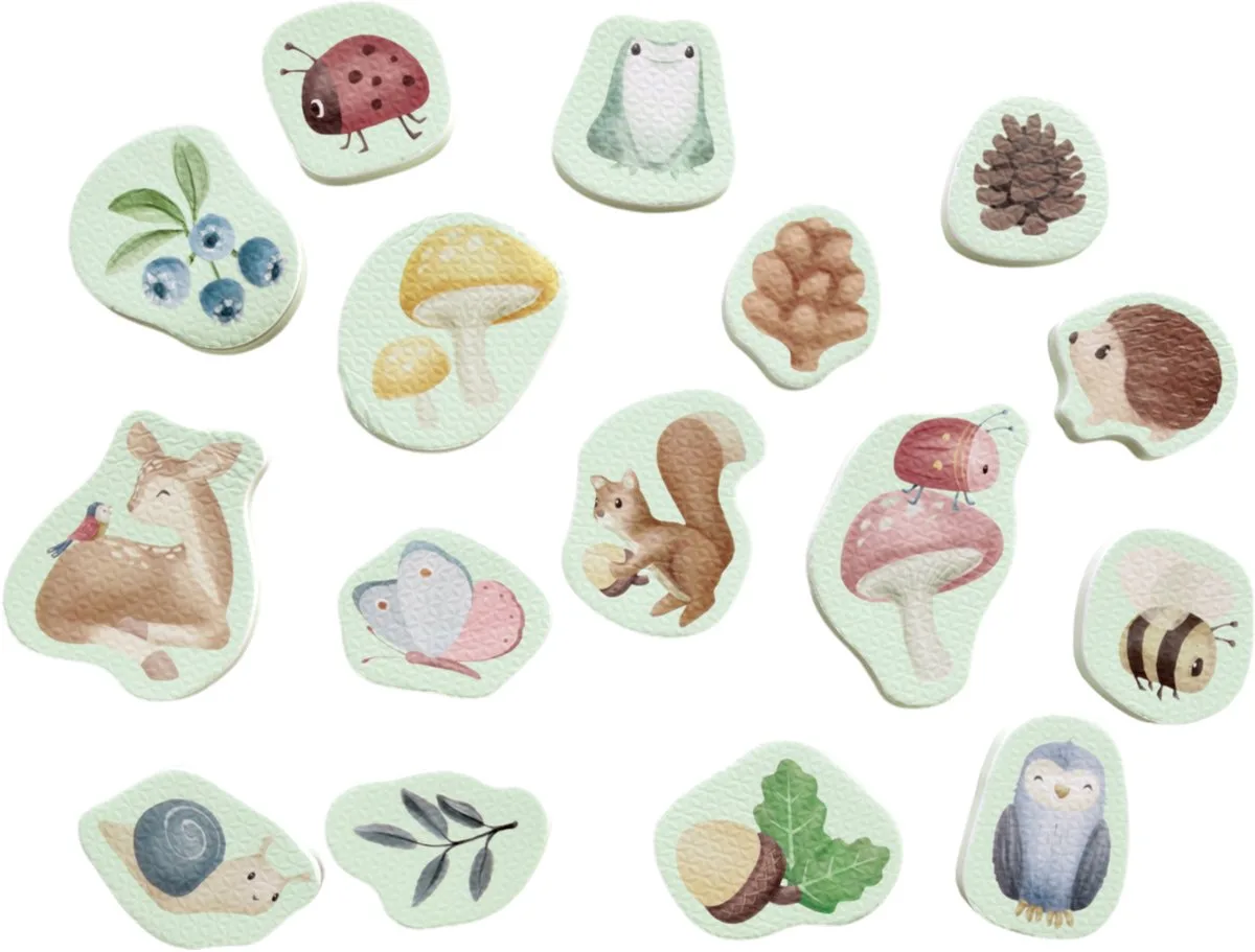 Fairy Garden / Forest Friends Bad Figuren - Foam by Little Dutch in Multicolour – product photo