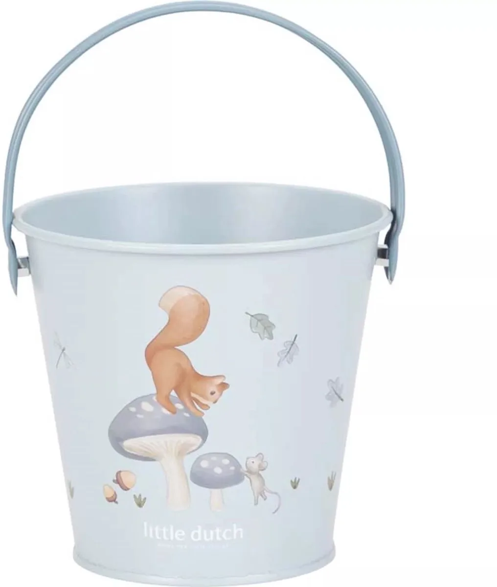 Forest Friends Emmer- Buiten Speelgoed - Zandbakken & Accessoires - Tuinieren - Emmers van Little Dutch in Blauw – productfoto
