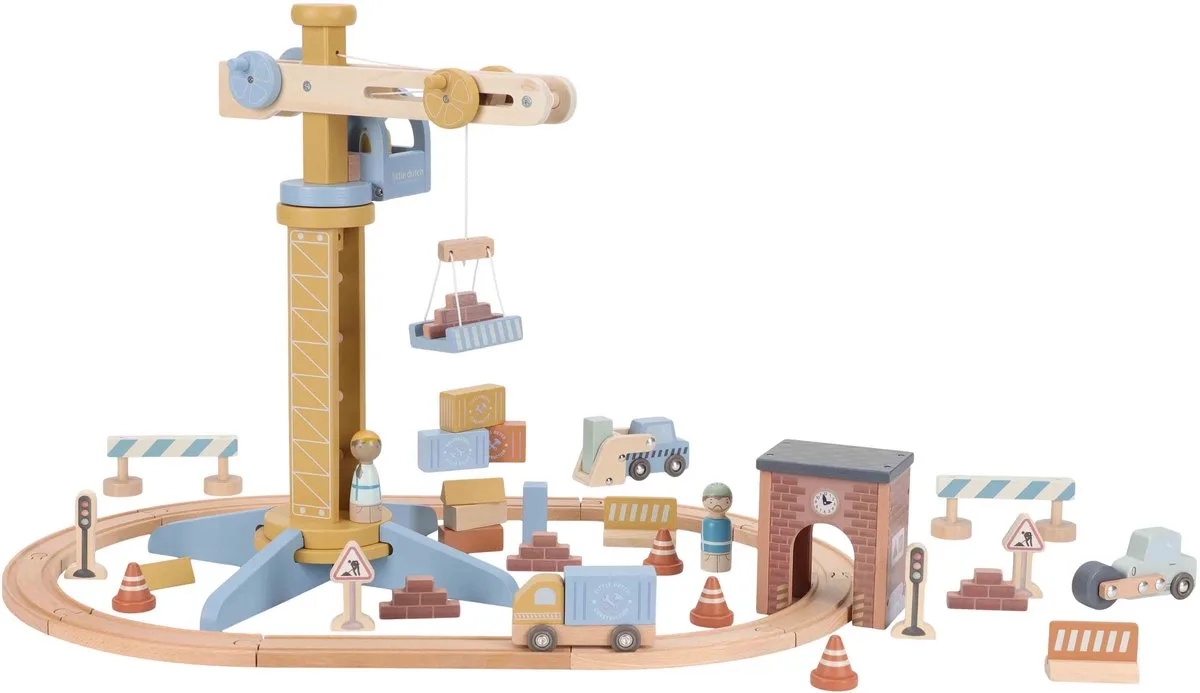 hijskraan set van Little Dutch in Meerkleurig – productfoto