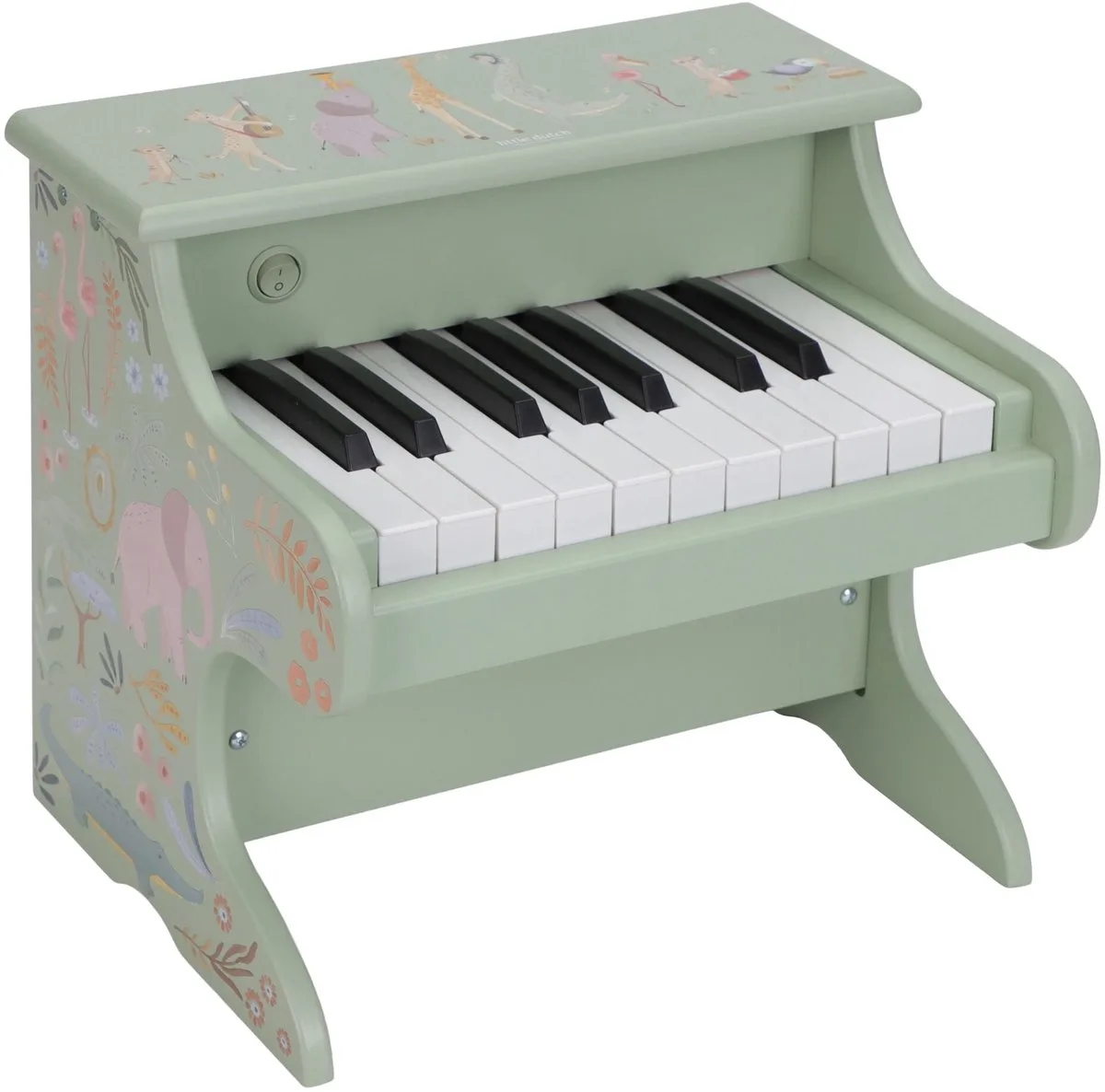 Houten piano - FSC - Safari Friends fra Little Dutch i Grøn – produktbillede