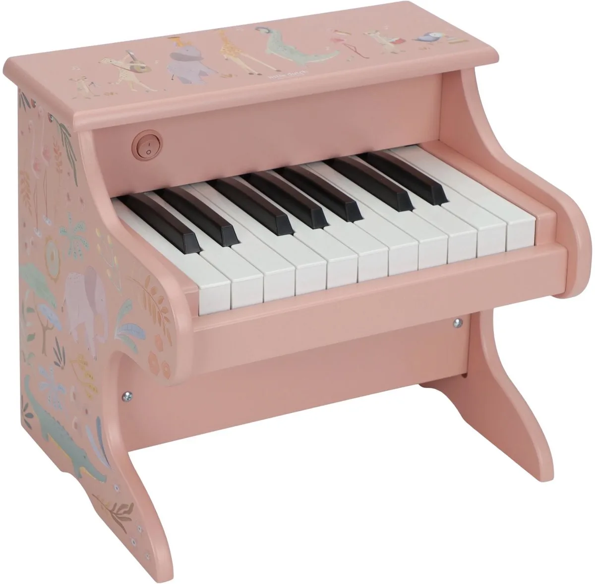 Houten piano - FSC - Safari Friends by Little Dutch in Pink – product photo