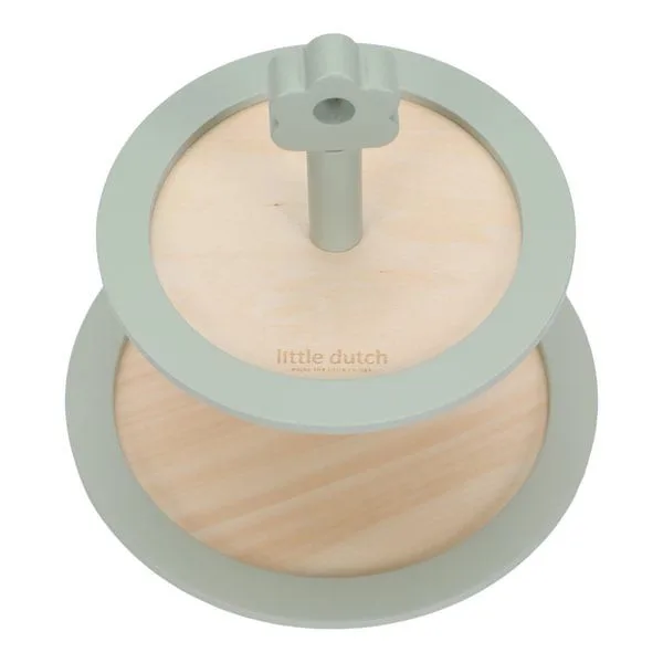 houten speelgoed etagère met gebak FSC - speelset. by Little Dutch in Multicolour – product photo 4 of 4