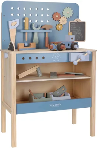 Établi en bois, jouet pour enfants de Little Dutch en Multicolore – photo du produit 1 sur 2