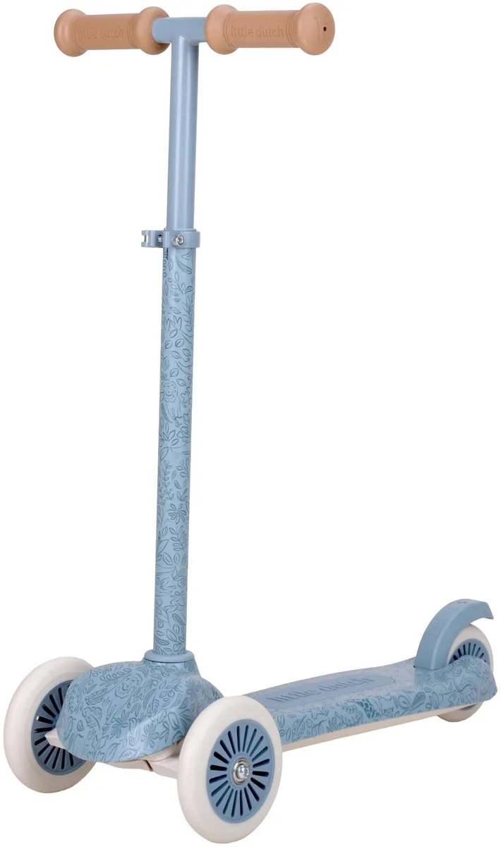 Kinderstep - Step met 3 wielen - 3 - 6 jaar - Hoogte verstelbaar stuur - Blauw by Little Dutch in Blue – product photo